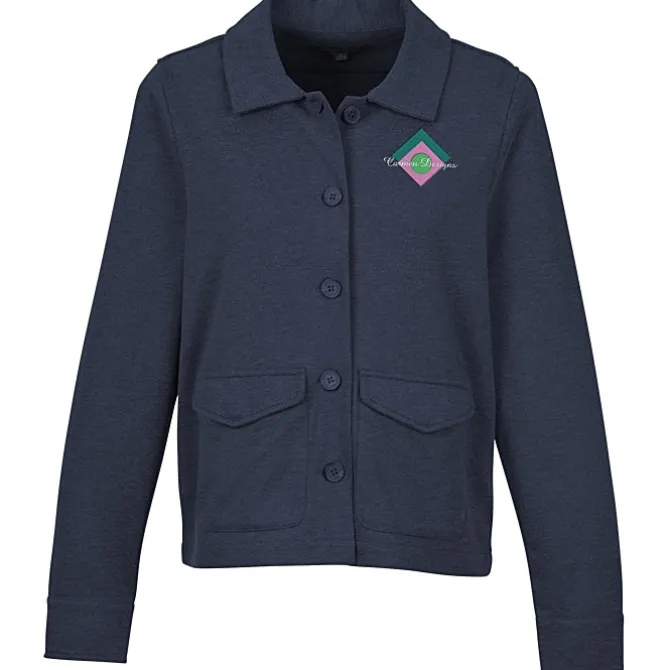 Brooks Brothers Mid Layer Stretch Button Jacket - Ladies'