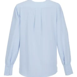 Brooks Brothers Open Neck Satin Blouse - Ladies'