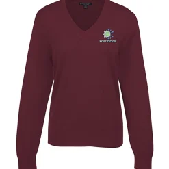 Brooks Brothers Washable Merino V-Neck Sweater - Ladies'