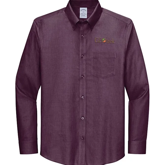 Brooks Brothers Wrinkle Free Stretch Nailhead Shirt - Men's