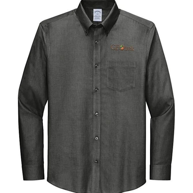 Brooks Brothers Wrinkle Free Stretch Nailhead Shirt - Men's