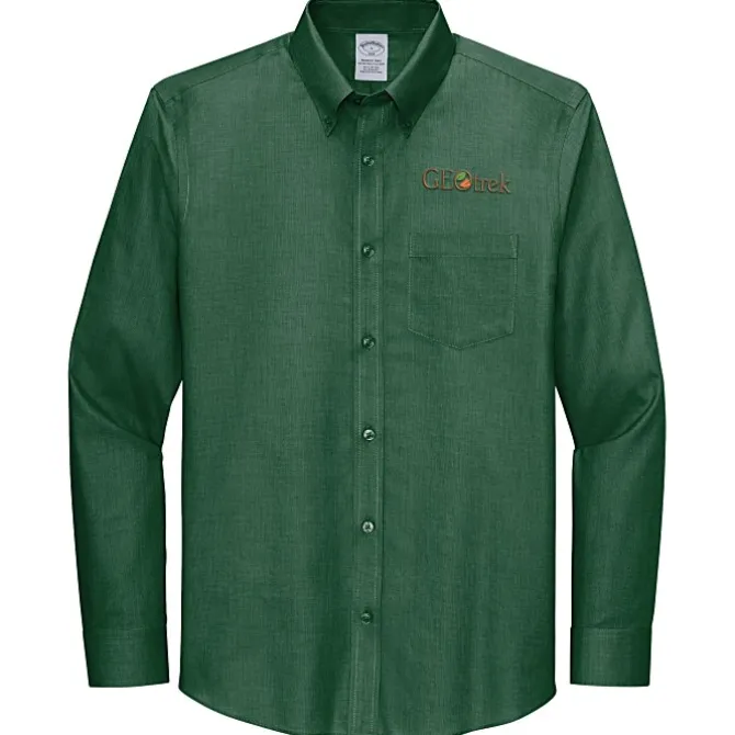 Brooks Brothers Wrinkle Free Stretch Nailhead Shirt - Men's