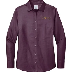 Brooks Brothers Wrinkle Free Stretch Nailhead Shirt - Ladies'