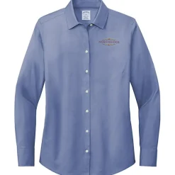 Brooks Brothers Wrinkle Free Stretch Pinpoint Shirt - Ladies'