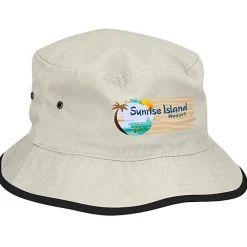 Brushed Cotton Twill Bucket Hat - Full Color