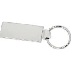 Brush Off Metal Keychain