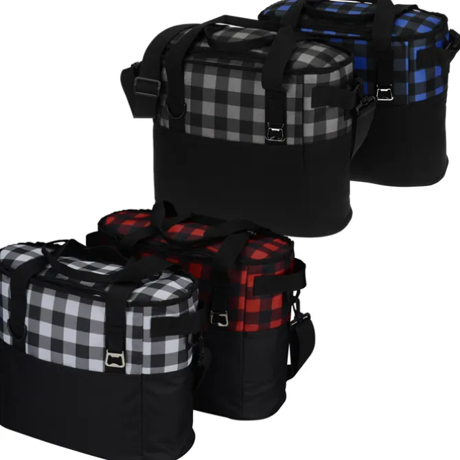 Buffalo Plaid Cooler Bag