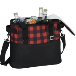 Buffalo Plaid Cooler Bag - 24 hr
