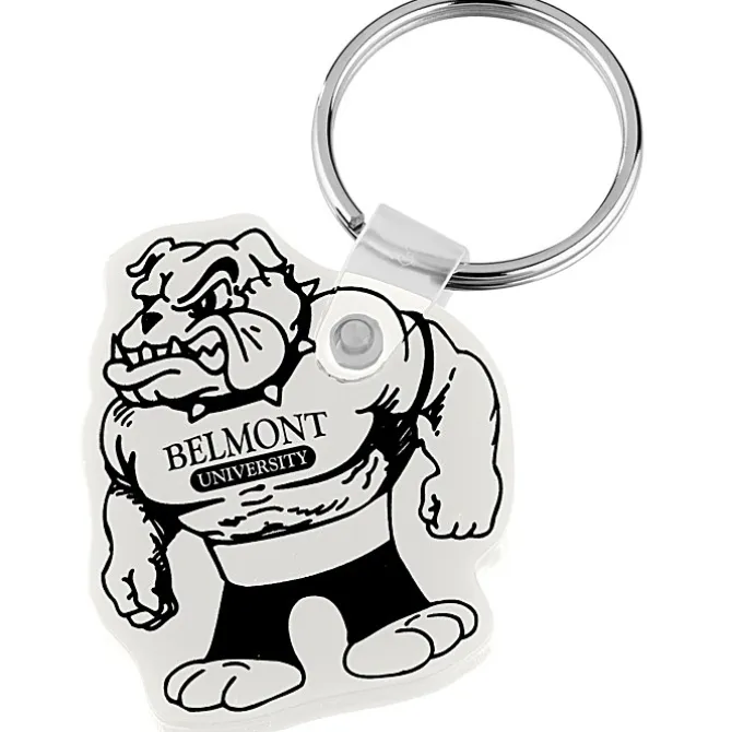 Bulldog Soft Keychain - Opaque