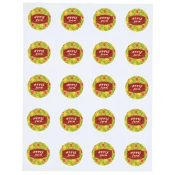 Button Sheeted Stickers - Circle - 1-1/2 inches