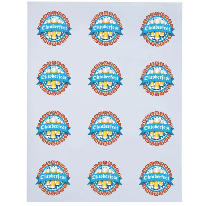 Button Sheeted Stickers - Circle - 2-1/4 inches