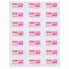 Button Sheeted Stickers - Rectangle - 1 inch x 2 inches