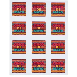 Button Sheeted Stickers - Square - 2 inches x 2 inches