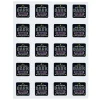 Button Sheeted Stickers - Square - 1-1/2 inches x 1-1/2 inches