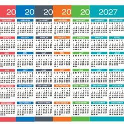 Calendar Bookmark - Illusion