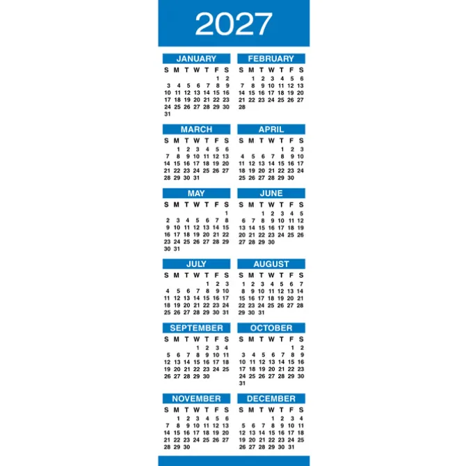 Calendar Bookmark - Illusion