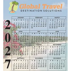 Calendar Magnet - Small - Seashore