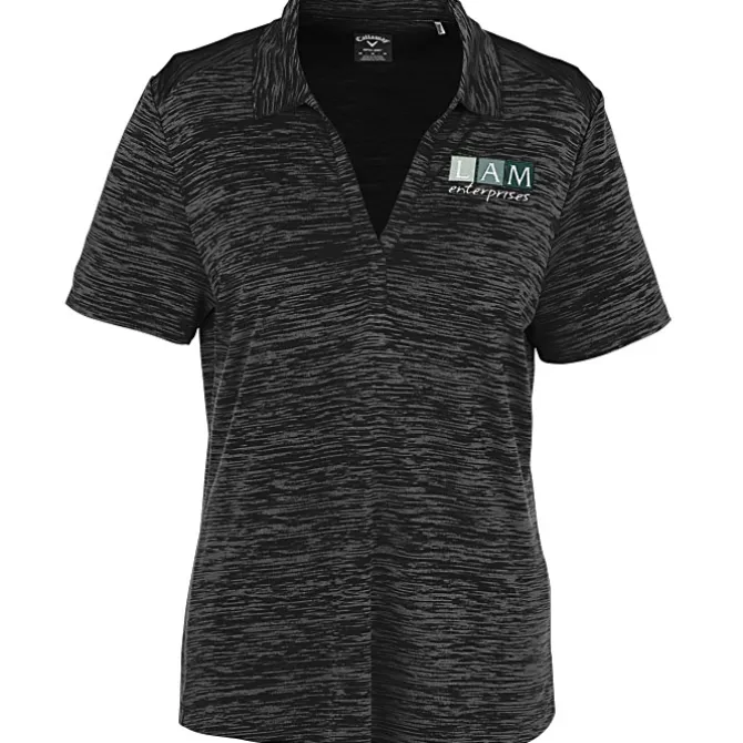Callaway Broken Stripe Polo - Ladies'