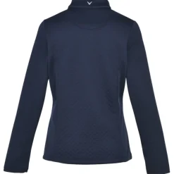 Callaway Diamond Quilted Fleece 1/4-Zip Pullover - Ladies'