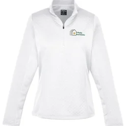Callaway Diamond Quilted Fleece 1/4-Zip Pullover - Ladies'