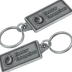 Camden Metal Keychain - Rectangle
