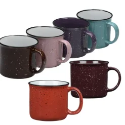 Campfire Ceramic Mug - Colors - 15 oz - Laser Engraved
