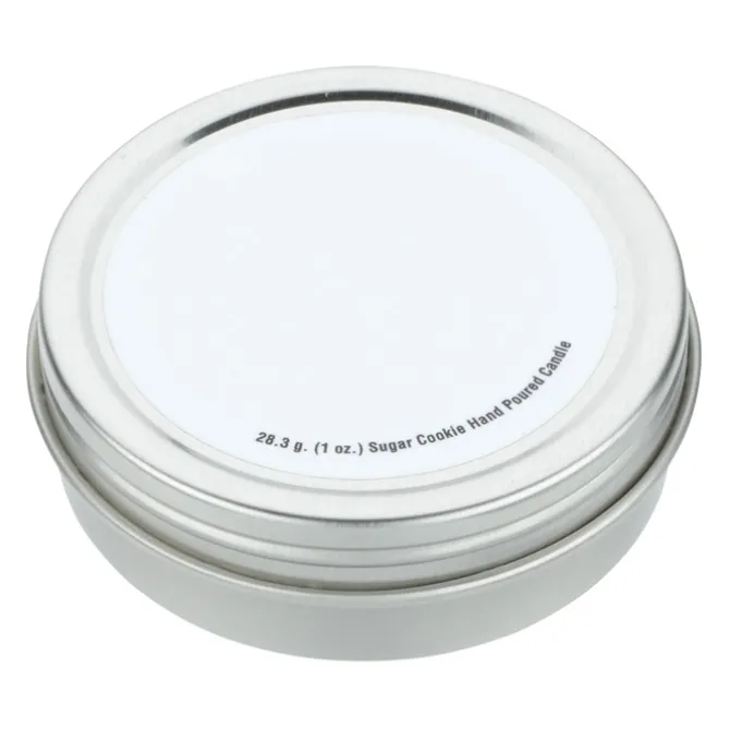 Candle in Metal Tin - 1 oz - Sugar Cookie