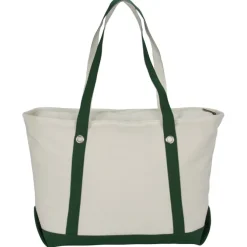 Canvas 12-oz Sailing Zip Top Tote - 14 inches x 23 inches