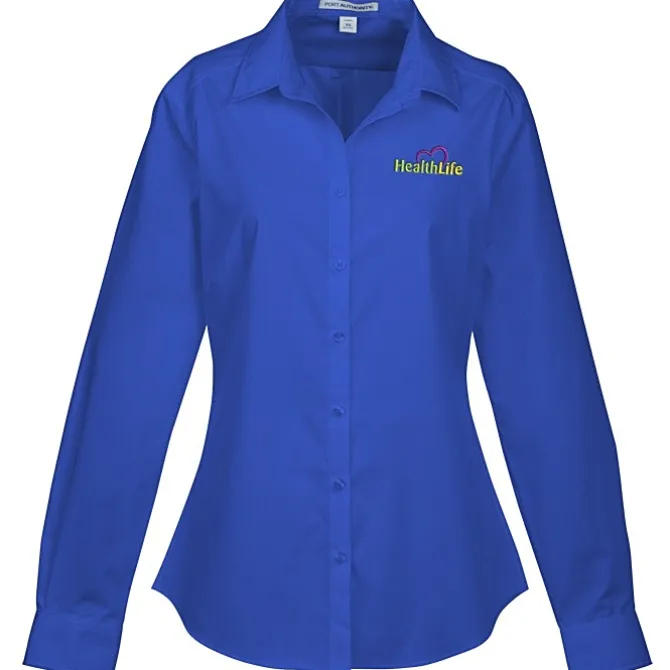 Carefree Poplin Shirt - Ladies' - 24 hr