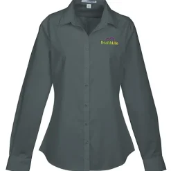 Carefree Poplin Shirt - Ladies' - 24 hr