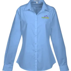 Carefree Poplin Shirt - Ladies' - 24 hr