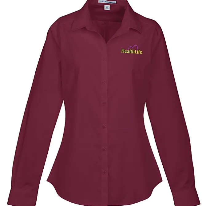 Carefree Poplin Shirt - Ladies' - 24 hr