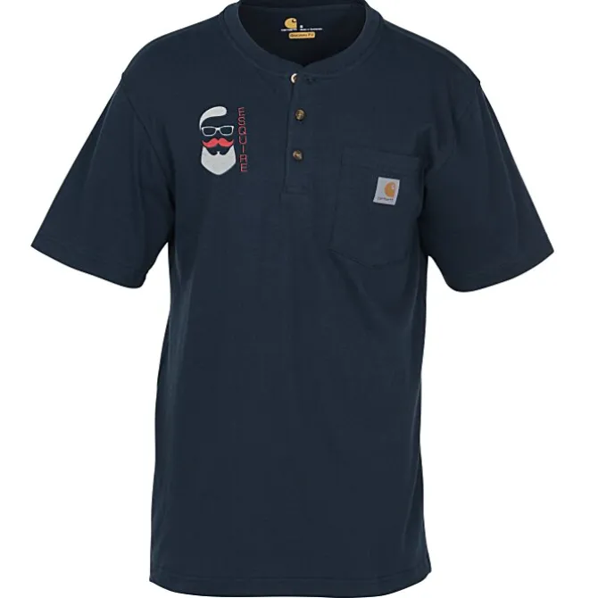Carhartt Henley T-Shirt - Embroidered