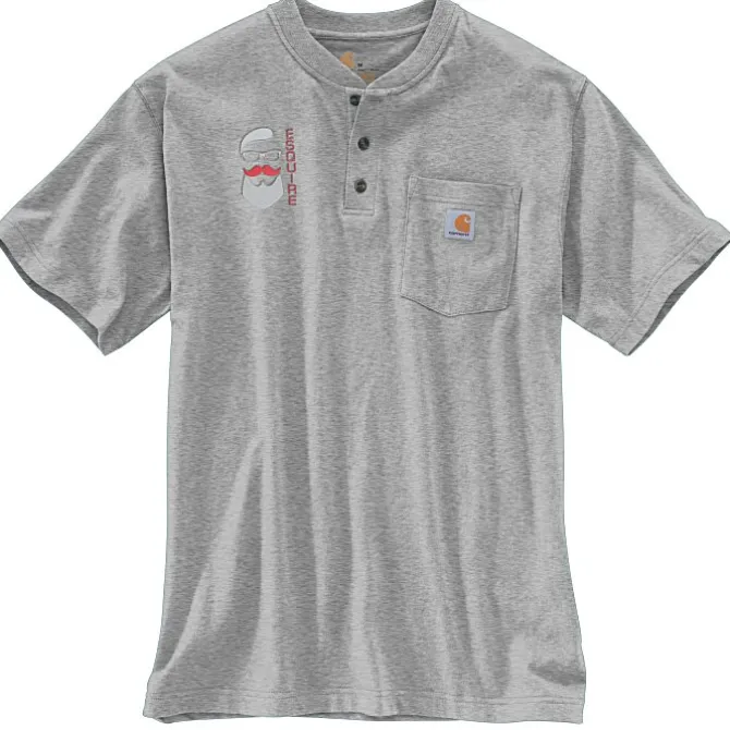 Carhartt Henley T-Shirt - Embroidered