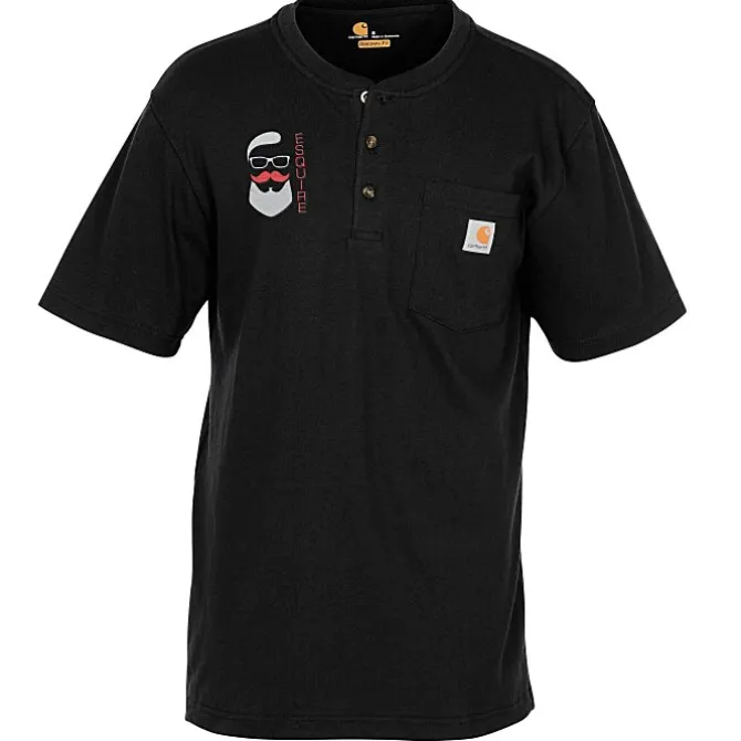 Carhartt Henley T-Shirt - Embroidered