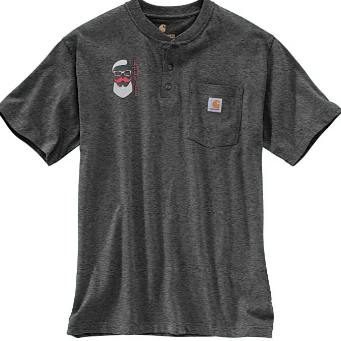 Carhartt Henley T-Shirt - Embroidered