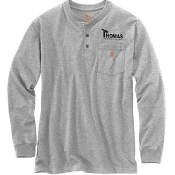 Carhartt Long Sleeve Henley Shirt - Screen