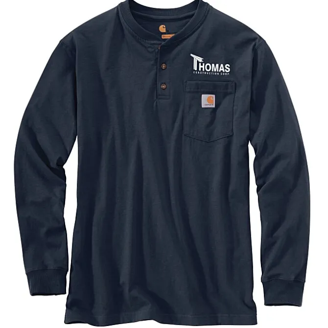 Carhartt Long Sleeve Henley Shirt - Screen