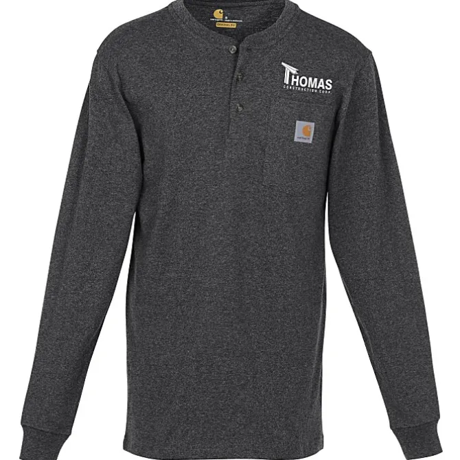 Carhartt Long Sleeve Henley Shirt - Screen