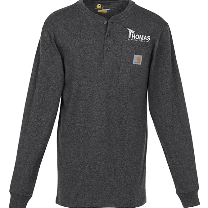 Carhartt Long Sleeve Henley Shirt - Screen