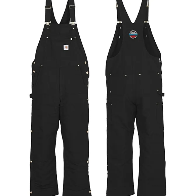 Carhartt Quilt Lined Firm Duck Bib Overalls