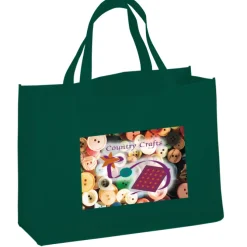 Celebration Shopping Tote - 12 inches x 16 inches - 18 inches Handles - Full Color