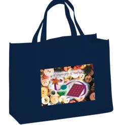 Celebration Shopping Tote - 12 inches x 16 inches - 18 inches Handles - Full Color