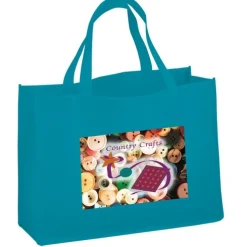 Celebration Shopping Tote - 12 inches x 16 inches - 18 inches Handles - Full Color