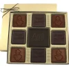 Centerpiece Chocolates - 6 oz. - Happy Holidays & Snowman