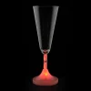 Champagne Glass with Light-Up Spiral Stem - 7 oz. - 24 hr