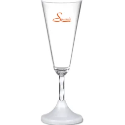 Champagne Glass with Light-Up Spiral Stem - 7 oz. - 24 hr