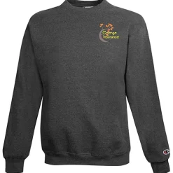 Champion Powerblend Crew Sweatshirt - Men's - Embroidered