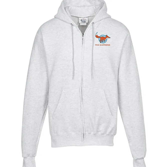 Champion Powerblend Full-Zip Hoodie - Embroidered
