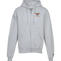 Champion Powerblend Full-Zip Hoodie - Embroidered